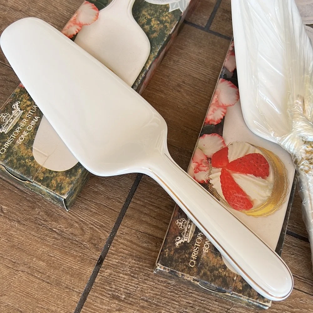Christopher Stuart Vintage Royal Bone China Cake Server Bundle